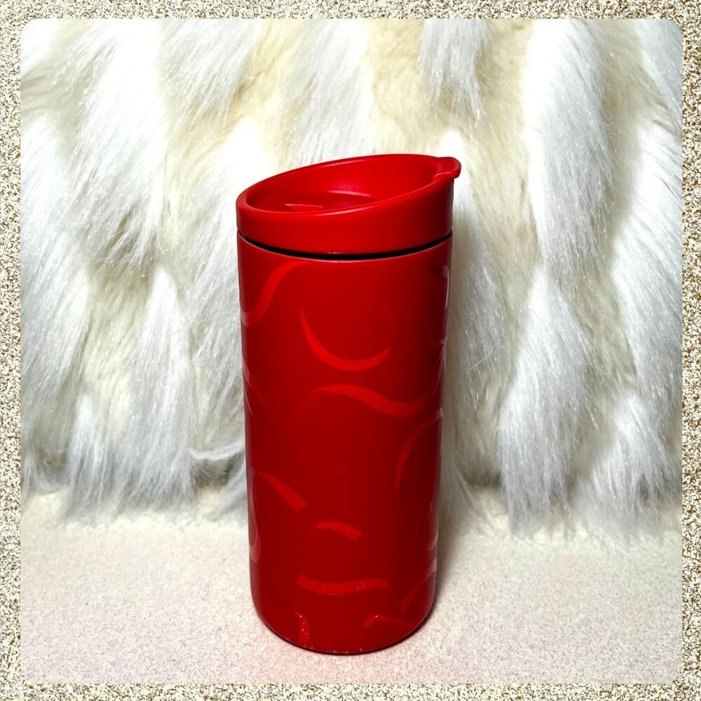 🎄🎀 NWT 2025 Starbucks x MiiR Red Ribbons/Bows 12oz SS Tumbler - Picture 3 of 7